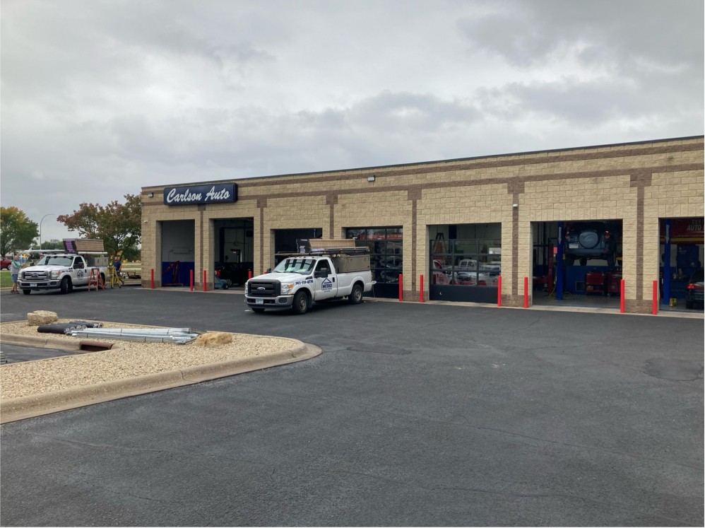 Carlson Auto building.