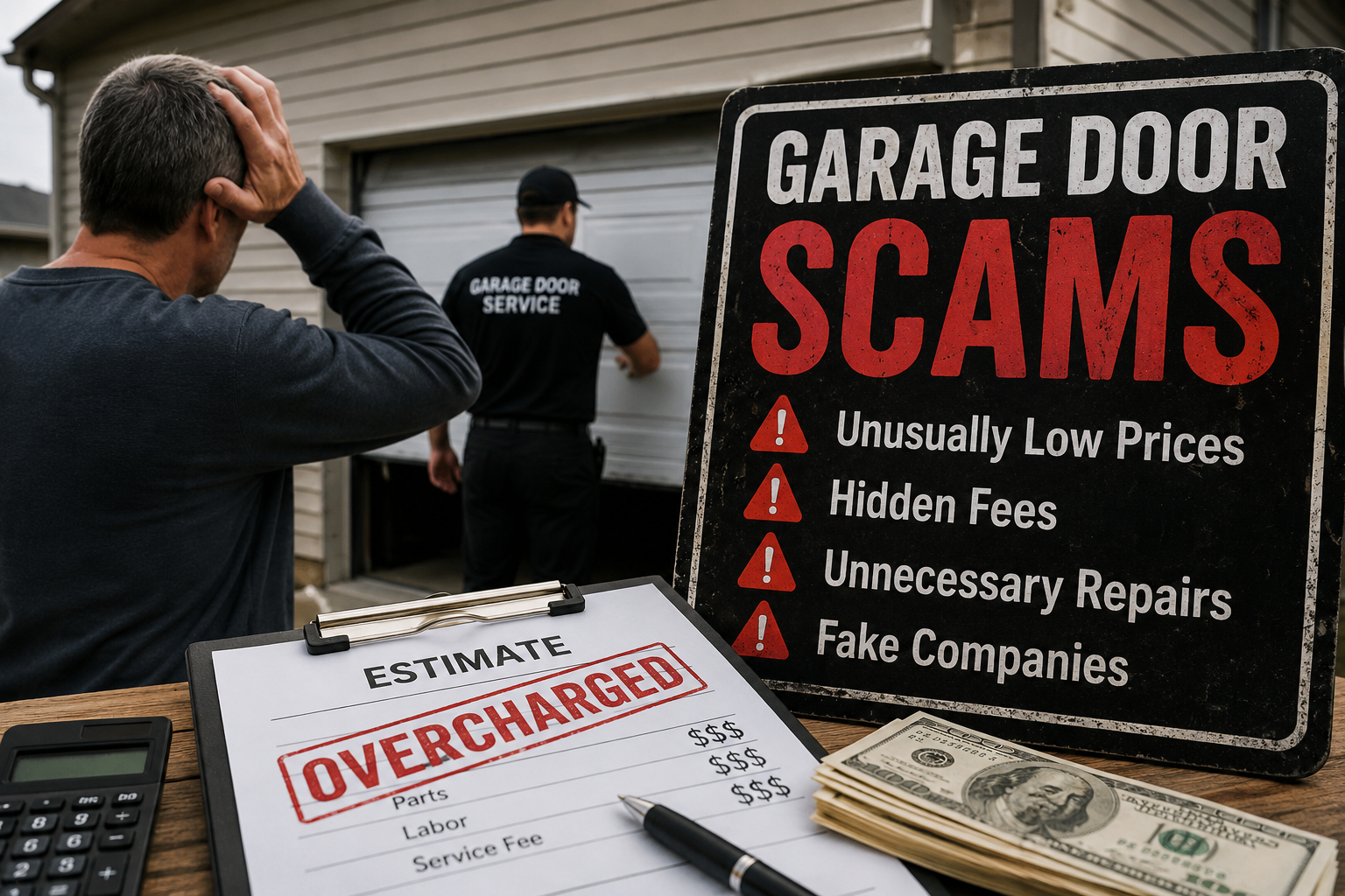 garage door scam