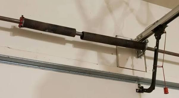 broken spring on garage door